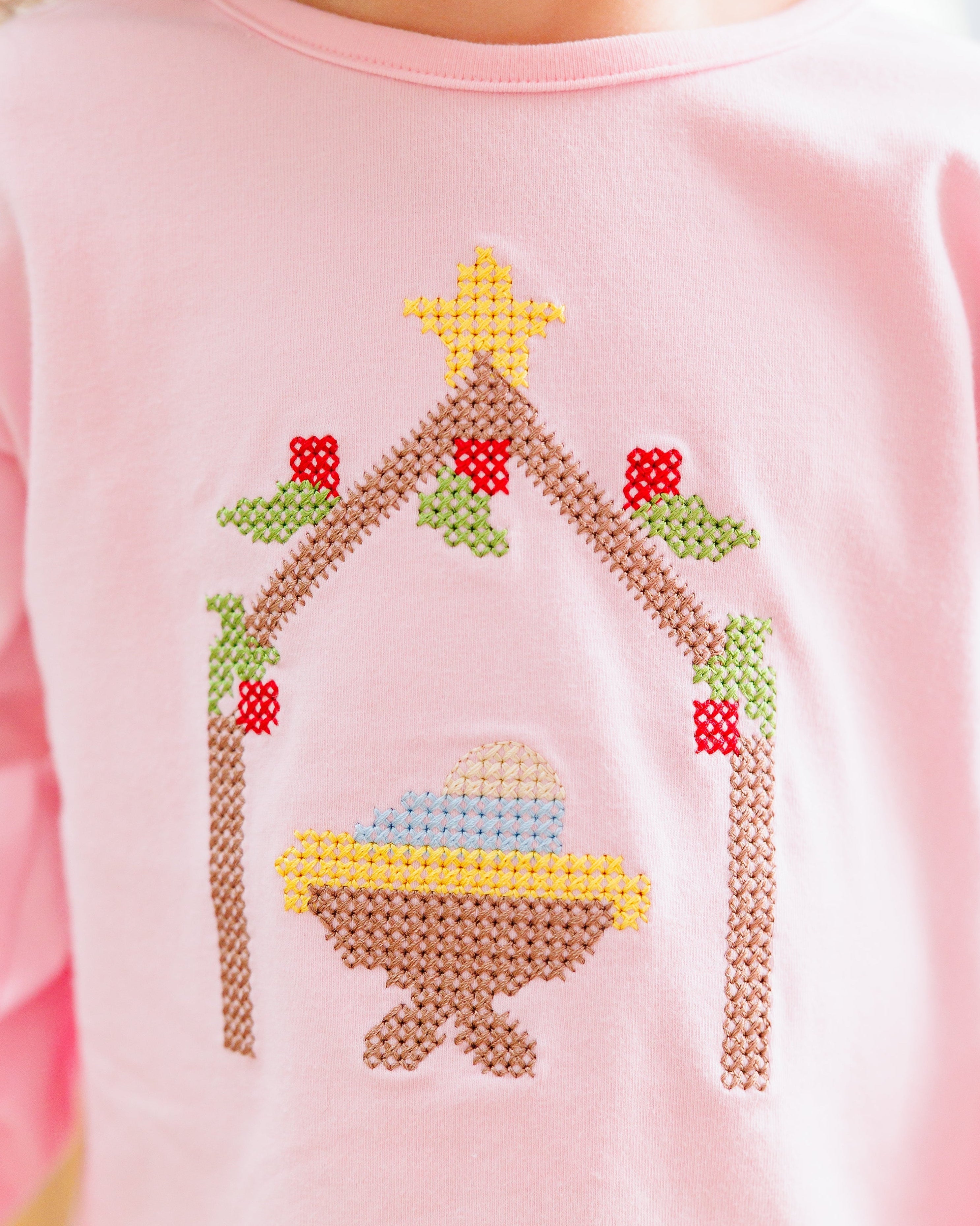 Away in a Manger Ruffle Shirt