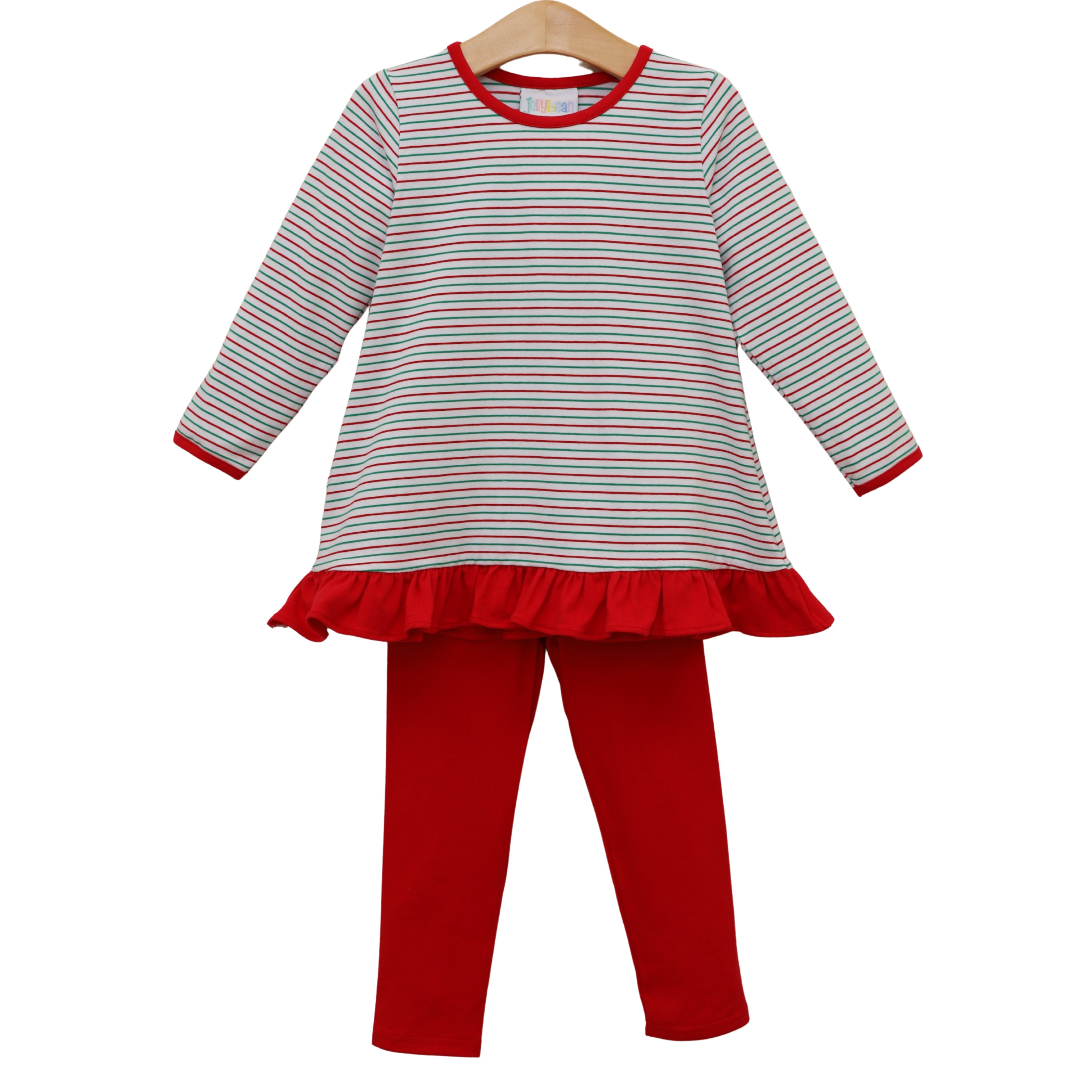 Christmas Candy Stripe Pants Set