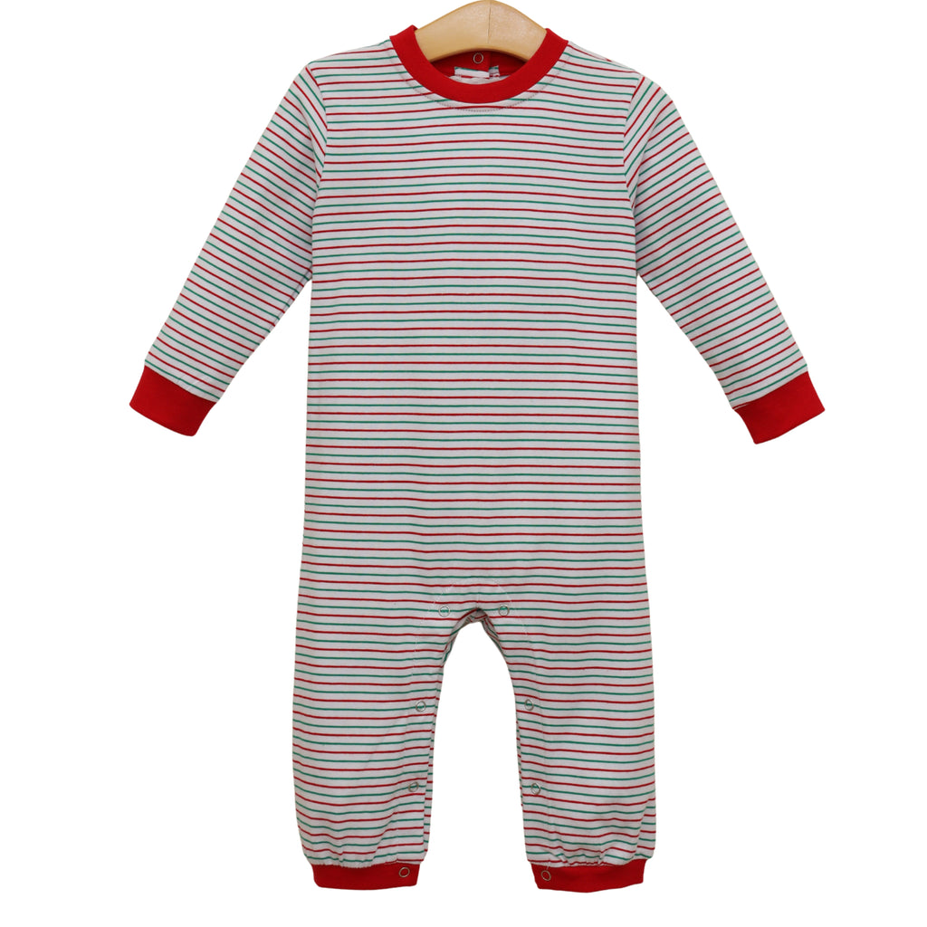 Christmas Candy Stripe Romper