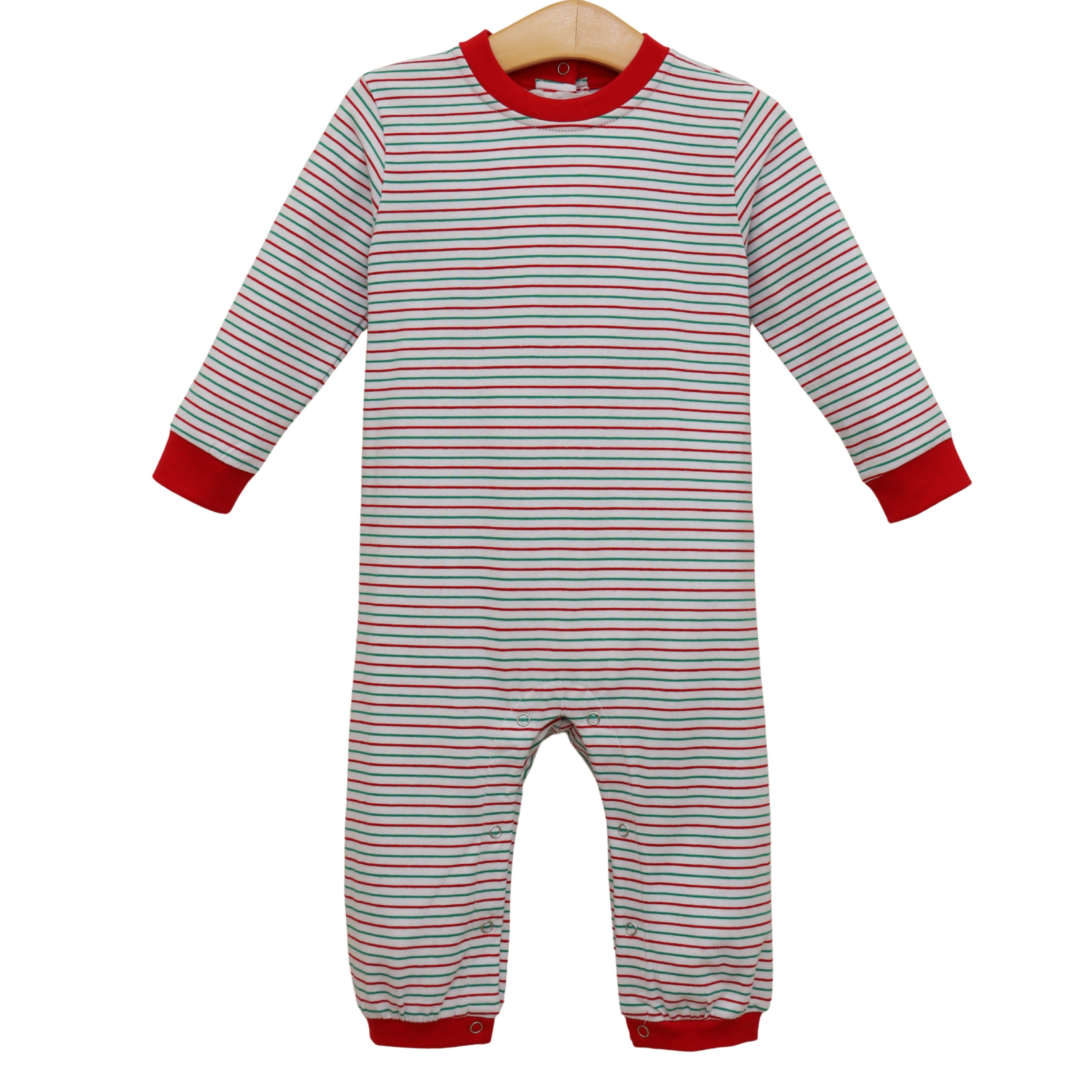 Christmas Candy Stripe Romper