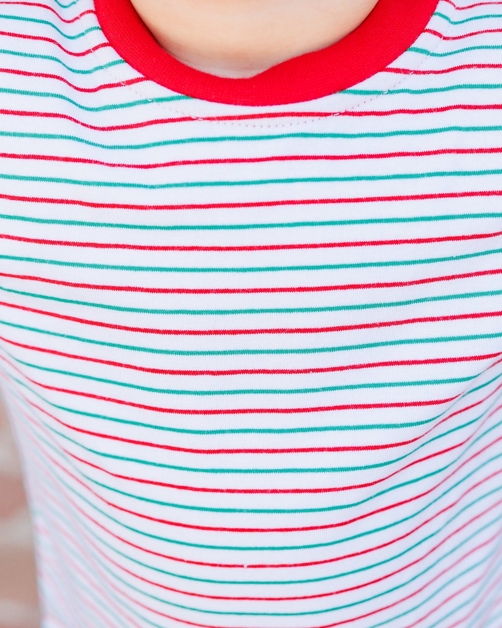 Christmas Candy Stripe Romper