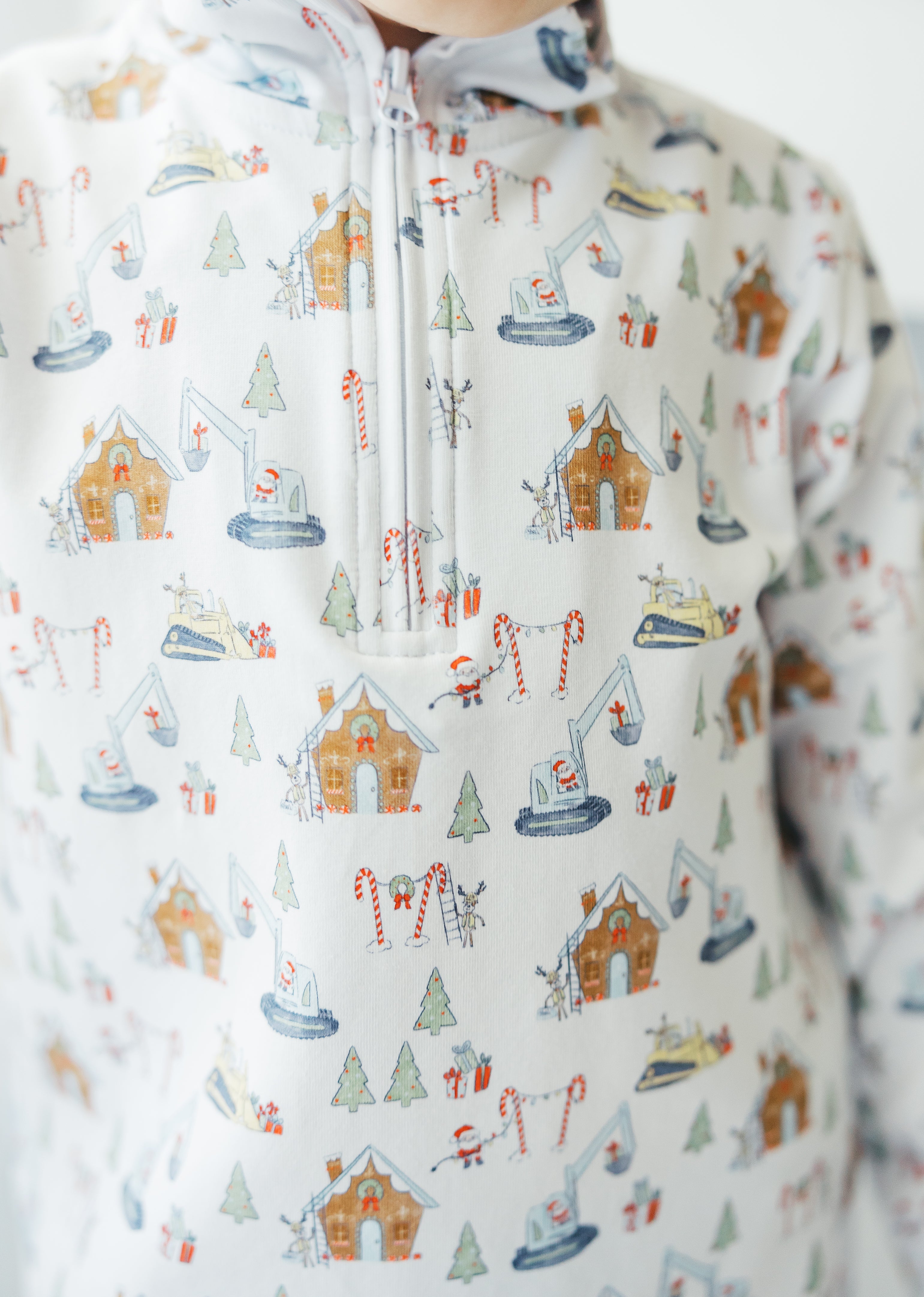 Constructing Christmas Pullover