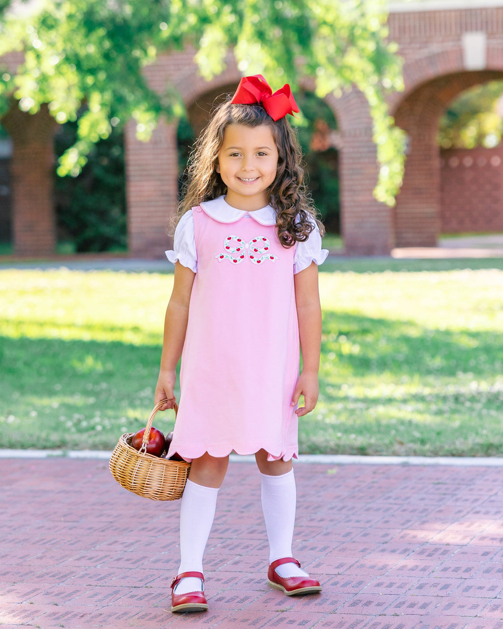 Cute to the Core Scallop Jumper Set