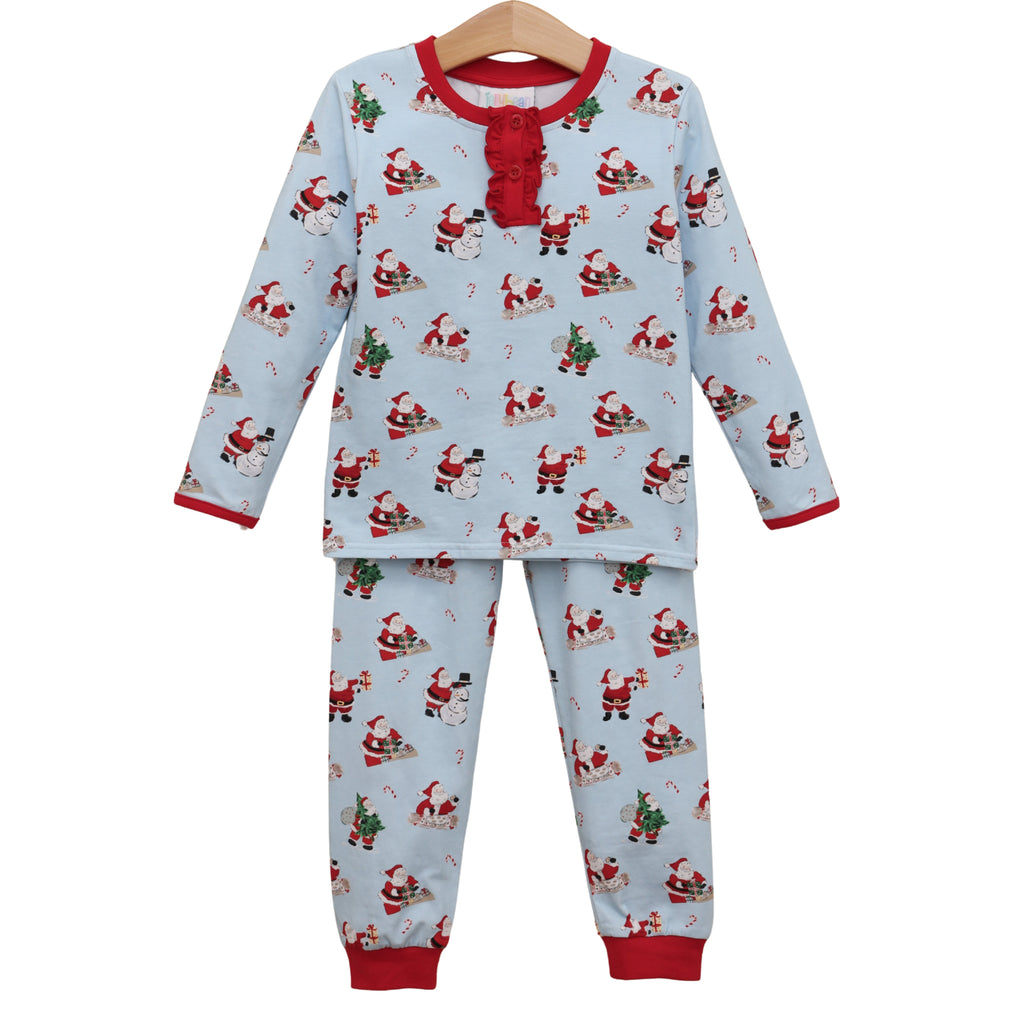 Here Comes Santa Claus Ruffle Lounge Set