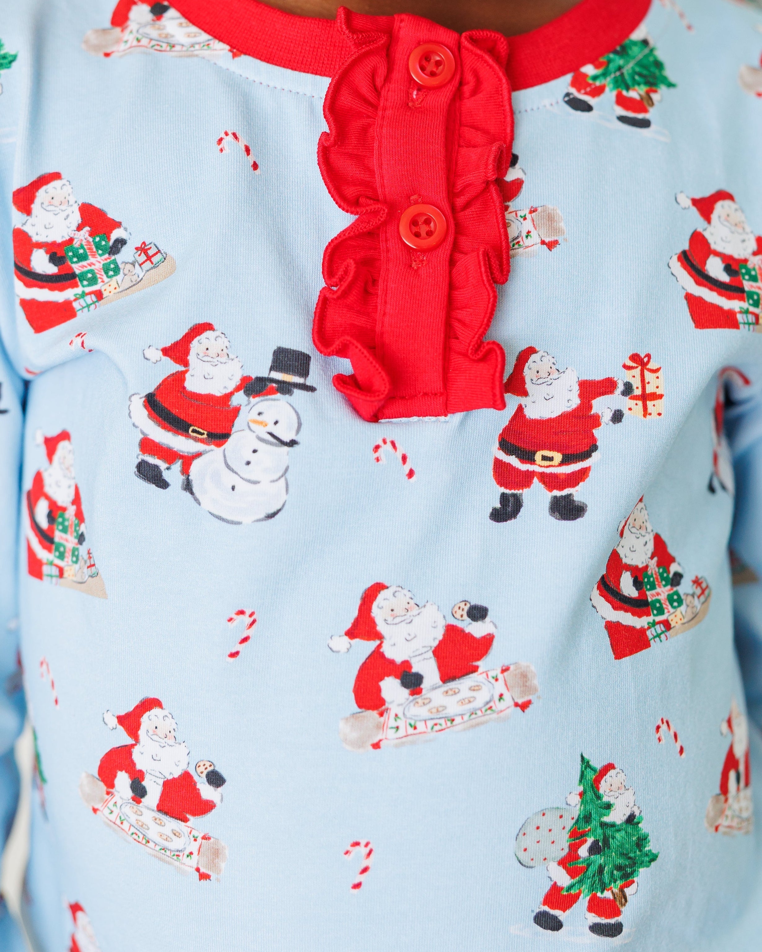 Here Comes Santa Claus Ruffle Lounge Set
