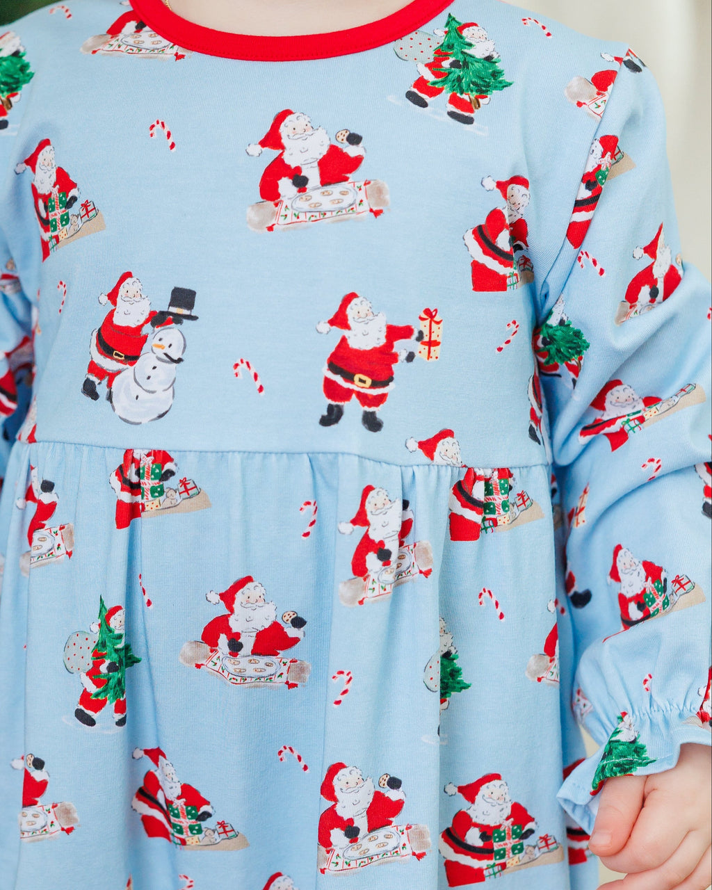 Here Comes Santa Claus Ruffle Romper