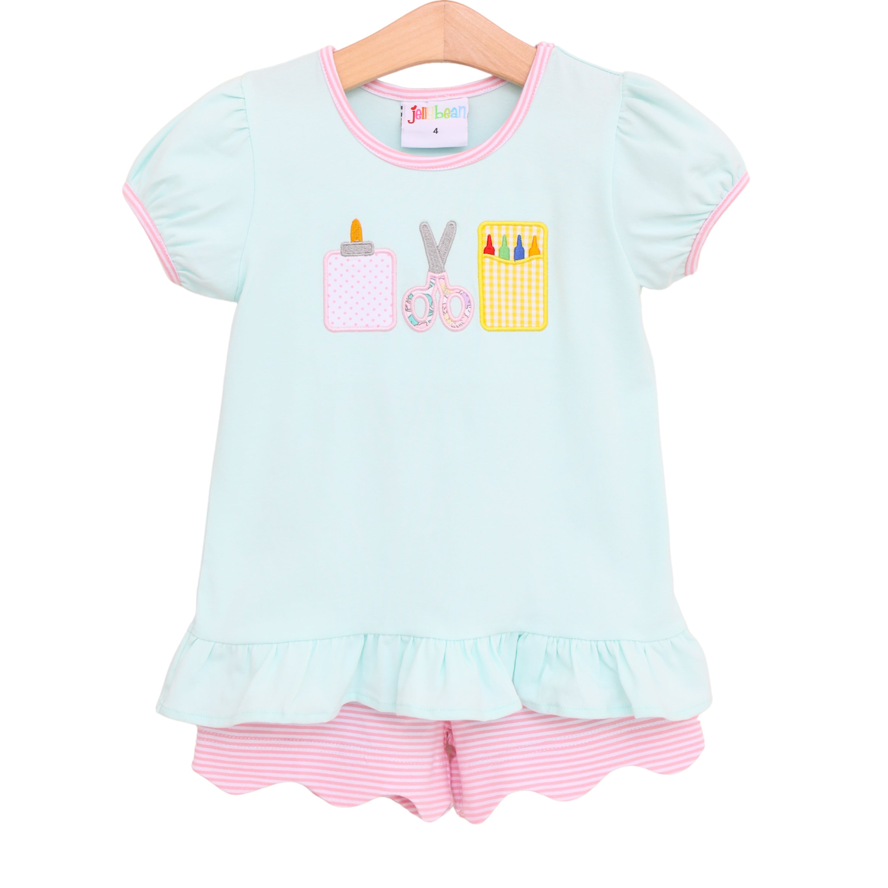 Ready Set Learn Scallop Short Set