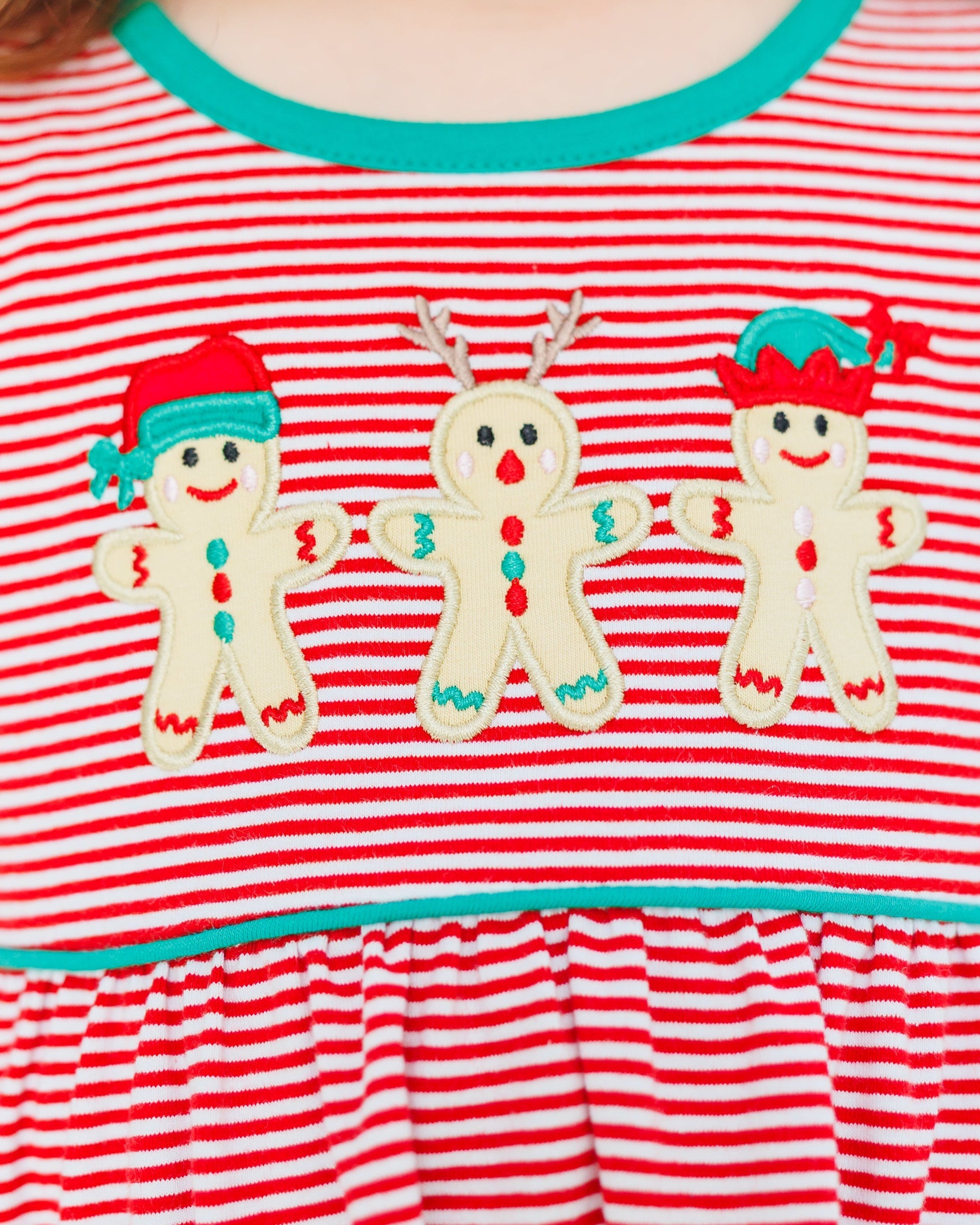 Santa's Sweet Helper Ruffle Pants Set
